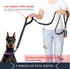 JSXD Heavy Duty Dog Leash - 5 FT Double Handle with Padded Reflective Rope for Small to Large Dogs