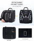 Ski Boots Bag 54L, Fully Padded Backpack for Snowboard Gear, Water-Resistant Travel Luggage with PVC Bottom Pockets
