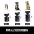 GORILLA GRIP Dog Water Bottle, Portable Water Bowl Dispenser for Dogs, 16 oz Leak Proof Pet Travel Squeeze Bottles,