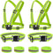 Reflective Running Vest - High Visibility Reflector Vest with Safety Straps