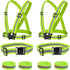 Reflective Running Vest - High Visibility Reflector Vest with Safety Straps