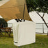 GiaoRosi Outdoor Cooler Cart for Patio Parties - Weatherproof Protection, Khaki