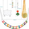 9PCS Set, Chicken Toys for Coop KAKUNM Chicken Enrichment Toys, Including Xylophone, Swing, Chicken Mirror, Chicken