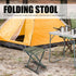 gernie 600 lbs, Folding Stool, Portable Heavy Duty Camping Stool, Hold up to Outdoor Portable Chair, Compact Folding