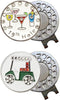 Golf Ball Markers with Hat Clips for Men Women, Removable Crystal Golf Ball Marker with Magnetic Clip