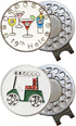 Golf Ball Markers with Hat Clips for Men Women, Removable Crystal Golf Ball Marker with Magnetic Clip
