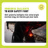 High-Visibility LED Headlight and Taillight Set - 300 & 600 Lumen Front Beam, USB-C Rechargeable