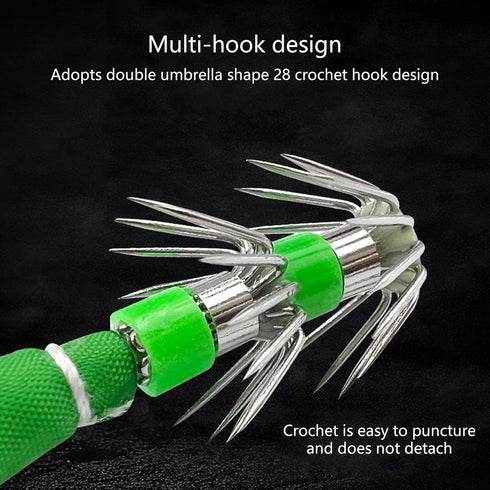 SHYYOULQE Squid Cuttlefish Sleeve Hook Jigs Lures Artificial Shrimp Baits Cuttlefish Sleeve Baits Easy to Use