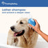 Rubber Dog Bath Brush, Silicone Pet Wash & Massage Brush for Bathing, Massaging & De-shedding