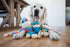 ZippyPaws Spencer The Crinkle Monkey, Colorful Plush Dog Toy with Squeakers for Aggressive Chewers