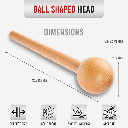 Hot Glove Mallet for Shaping and Glove Break-in