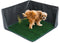 Dog Pee Pad Holder with High Walls, Portable Dog Litter Box for