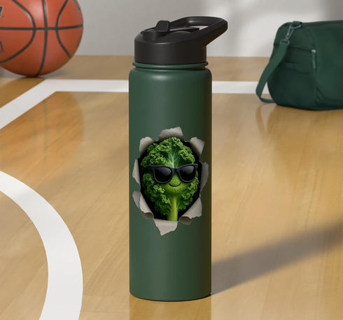 Kale Design Kale Stainless Steel Insulated Water Bottle