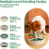 Slow Feeder Dog Bowls for Large Breeds, Detachable Design with 4 Feeding Modes, Dishwasher Safe, Green