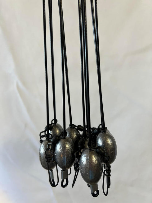 Gerber Decoy Rigs 6oz (12 Pack) Coated PVC Cable Texas Decoy Rigs Egg Sinker
