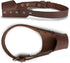 Hide & Drink Leather Dog Muzzle Guard, Secure Prevents Biting Chewing for Pitbull German Shepherd & Any Breeds