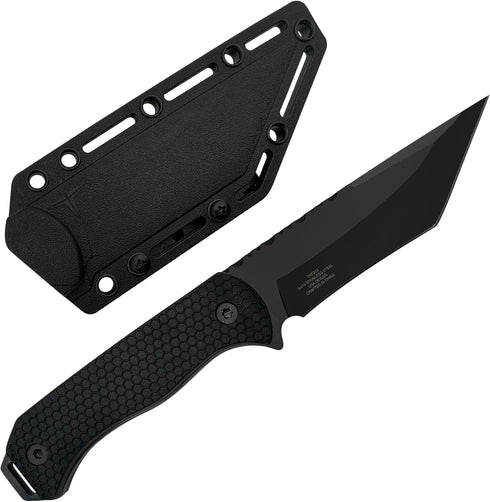 Hunting Survival Knife - 9" Full Tang Fixed Blade with Extra FRN Handle Scales and MOLLE Clip