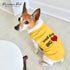 Parisian Pet Dog T-Shirt - “Small Dog Big Heart” Embroidered, 100% Cotton, Sleeveless Vest for Small Dogs, Size S