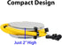 A42 Sea Eagle High Capacity Large Bellows Foot Pump for Use with Unsupported Fabric Inflatable Kayaks, iSUPS and Boats