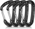 Unijoy Heavy Duty Carabiner Clips, 12KN 18KN Lightweight Wiregate Carabiners for Camping Hiking