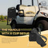 Golf Shoe Bag for Men Women, Padded Carry Bags with Clasped Strap Handle & Side Ventilation, 3 Pockets for Accessories