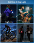 DAAMENT 2 Pack 4 Dog Collar Light, Modes Clip On Dog Lights for Night Walking, Glow in The Dark LED Pet Collar Charm