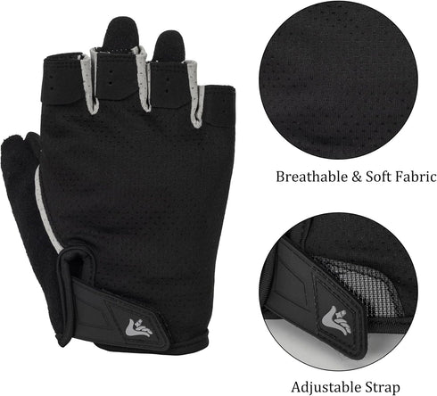 XuoAz Unisex Lightweight Gym Gloves - Breathable Weight Lifting Gloves for Enhanced Grip