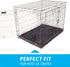 Paw Inspired Washable Padded Crate Mats for Dogs | 41” x 28” Pad, Fits 42-inch Kennels, Leakproof Waterproof Bottom,