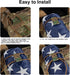 Tactical Flag Bungee Elastic Fastener Strap Shock Cord for Molle Webbing Loop Cord Lock