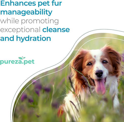 Nutrition Hypoallergenic Shampoo for Pets, Fur Cleanse & Hydration, Vegan & Paraben-Free, 10.1fl oz