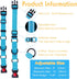 6 Pcs Multicolor Nylon Martingale Dog Collar, Adjustable Training Collar with Buckle for Dogs and Puppies