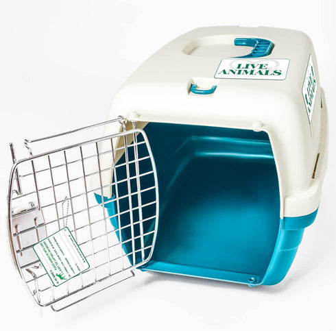 Eaasty 23 Pcs Pet Airline Travel Kit, Includes 4 Live Animal Stickers, 2 Pet Travel Bowls, 1 Live Animal Label, 10