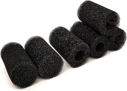 6X Pre-Filter Sponge for Aquarium Shrimp Fry Fish Tank Filter Pump, Replacement Foam Cover 3.2 X 1.6 Inch