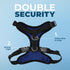 Best Pet Supplies Voyager Step-in Lock Pet Harness - Adjustable All Weather Mesh for Cats and Dogs, Royal Blue/Black