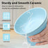 Elevated Cat Bowl, Ceramic Tilted Food Bowl, Anti Vomiting, Dishwasher Safe for Indoor Cats