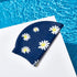 Silicone Swim Cap for Women, Waterproof Long Hair Swimming Cap with Flower Print