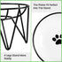 Ceramic Cat Bowls, 2 Pack - 10 oz Raised, Whisker Friendly, Anti-Vomiting Food Plates for Indoor Cats & Kittens