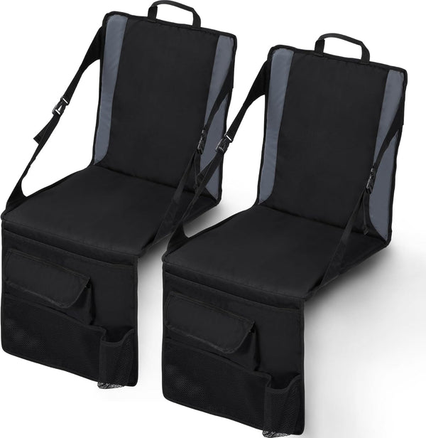REDCAMP Portable Stadium Seat Bleacher Cushion, Folding Stadium Seats Bleacher Chairs with