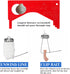 10 Pack 30ft/9.14m 4oz 1 SATINIOR Crab Throw Line Length with Lead Weight with Dungeness Gauge Measure Ruler Crab Throw