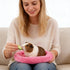 Azefnuhk 7.87" 5.51" Cozy Warm Guinea Pig Bed, x Outer Inner Diameter Hamster Beds with Plush, Machine Washable Small