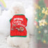 BWOGUE 2 Pack Christmas Dog Shirts, Soft Breathable Pet T-Shirts for Small Dogs and Cats, XS