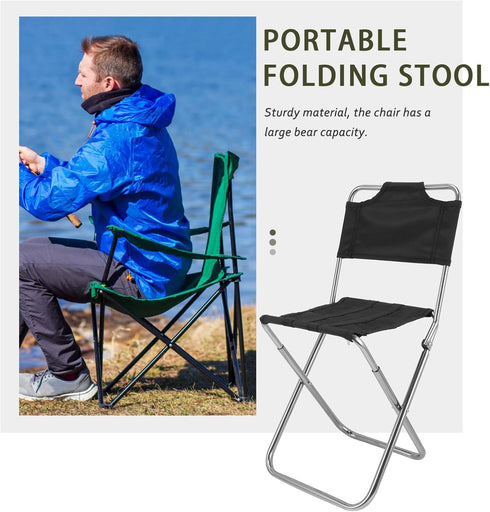 GANAZONO Fishing Folding Chair Folding Beach Chair Collapsing Stool Pliante Dos Door Camping Accessories Picnic Chairs