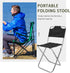 GANAZONO Fishing Folding Chair Folding Beach Chair Collapsing Stool Pliante Dos Door Camping Accessories Picnic Chairs