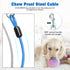 Chew Proof Dog Car Seat Belt, 2 in 1 Steel Cable Dog Car Accessories Headrest Restraint Dog Seat Belt for Medium Large Dogs Chewer Heavy Duty Dog Seatbelt for Cars Swivel Attach
