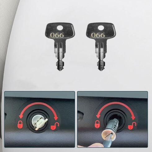 Key for Thule Key Replacement,for Roof Racks, Carriers, Crossbars Key etc,(Codes N066) by Hugexpen