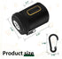 1680D Dog Poop Bag Holder for Leash - Doggy Poop Waste Bag Dispenser Zipper Pouch with Carabiner Clip, Nylon Oxford