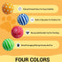 4 Pack 2.0" AMA SPORT Squeaky Tennis Balls for Dogs Small Tennis Balls for New Puppy Small Dog Toys for Fetch