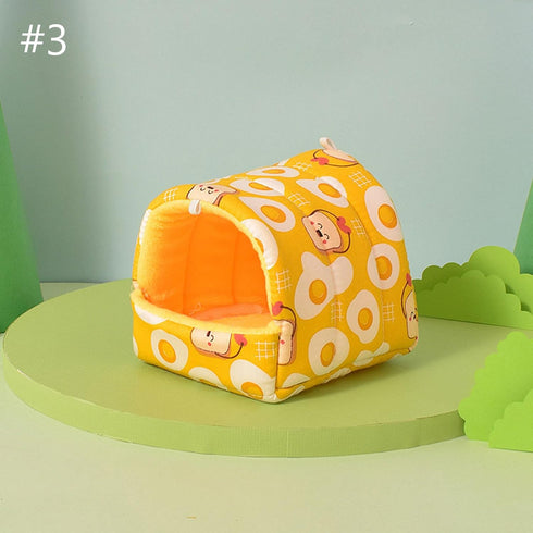 SHYYOULQE Hammock Small Pet Bed Animals House Mats Hideouts Play Tent Cage Furniture Animal Nest Soft Animal Sleep Pet