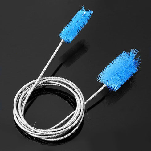 UEETEK Stainless Flexible Cleaning Brush - Double Ended Canister Filter Tube Hose Pipe Cleaner for Aquariums