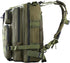 Small Tactical Backpack Military Bug Out Survival Molle Army Go Bag Hunting Gym Rucking Hiking Camping Motorcycle Rucksack With Weights for Men and Women 30L (Green)